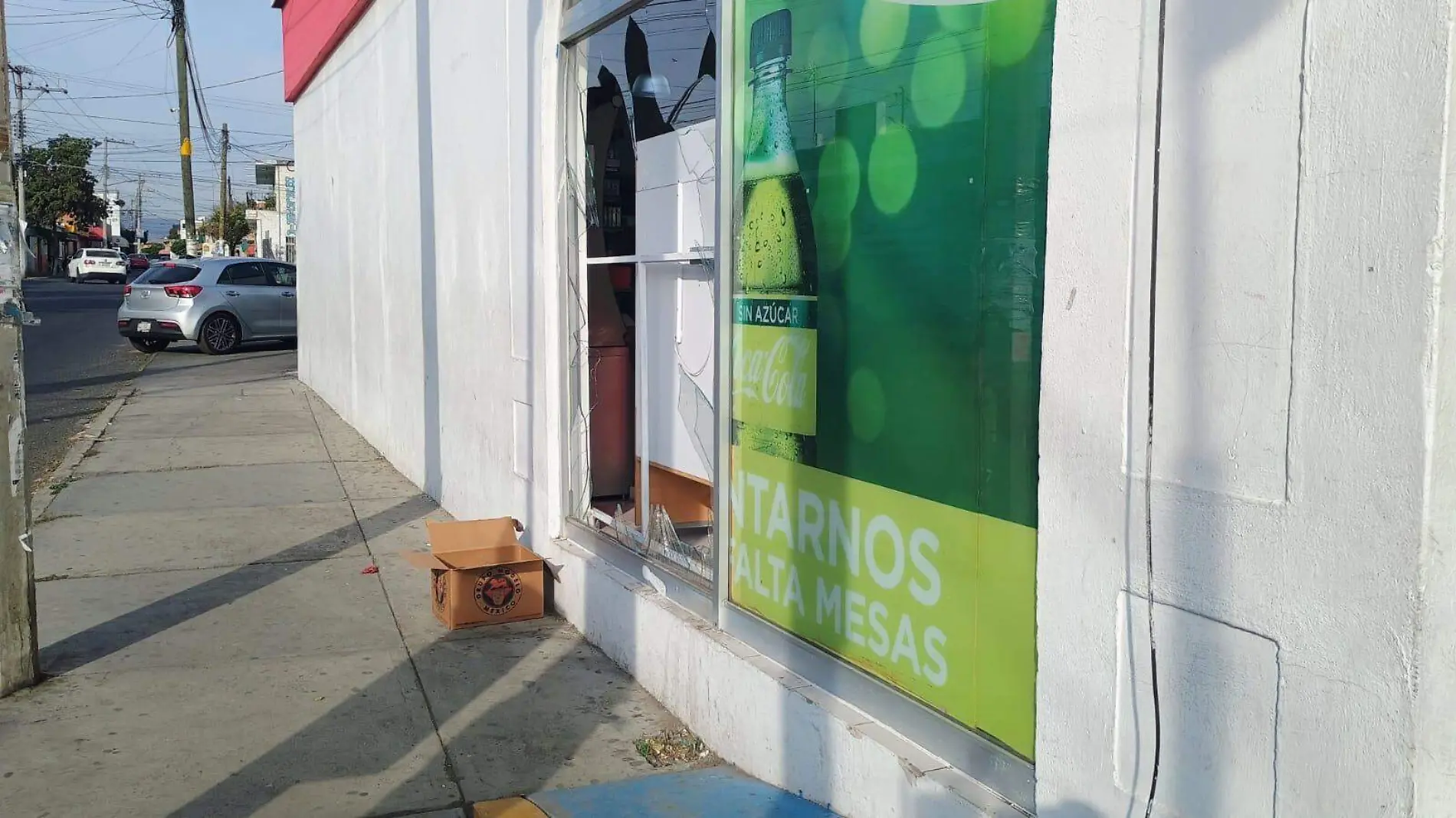 Roban tienda